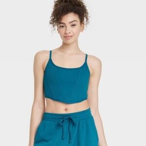 Colsie Casual Corset Ribbed Bramis